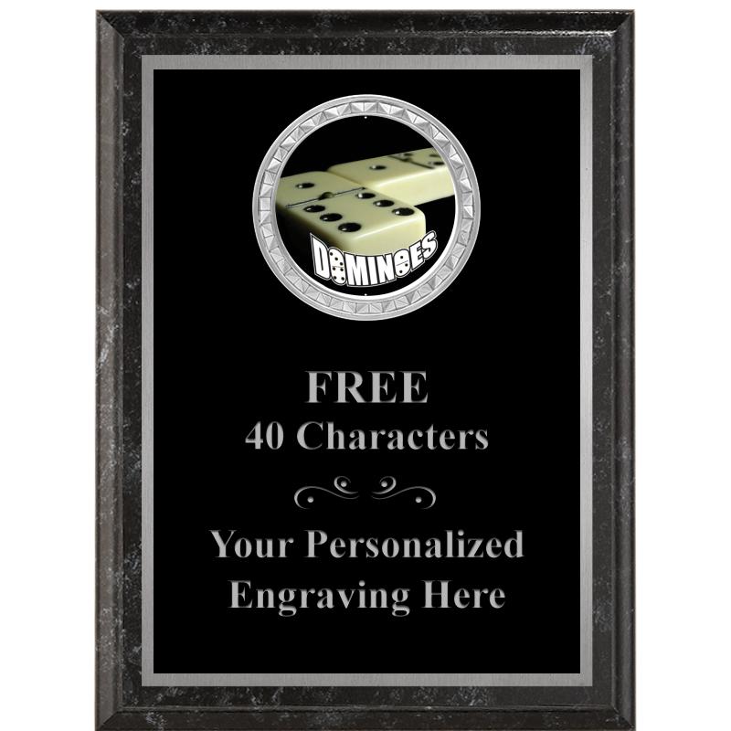 6X8 BLACK EXECUTIVE INS PLQ SV