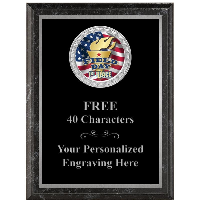 6X8 BLACK EXECUTIVE INS PLQ SV