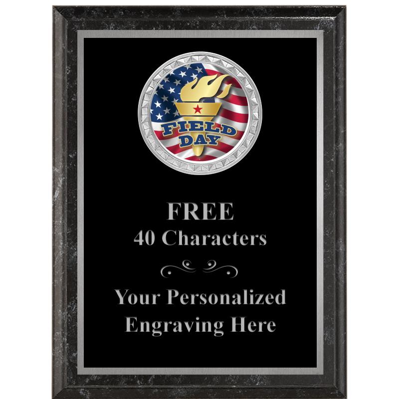 6X8 BLACK EXECUTIVE INS PLQ SV