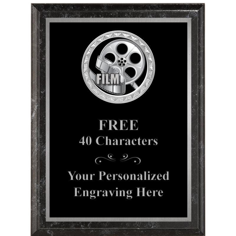 6X8 BLACK EXECUTIVE INS PLQ SV