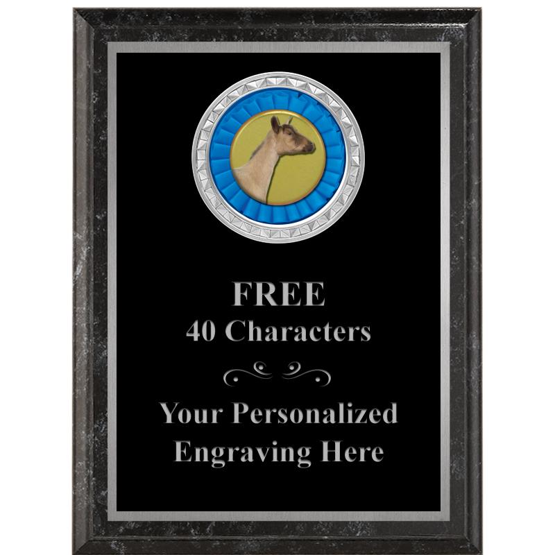 6X8 BLACK EXECUTIVE INS PLQ SV