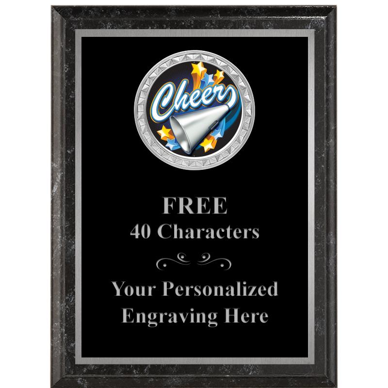 6X8 BLACK EXECUTIVE INS PLQ SV