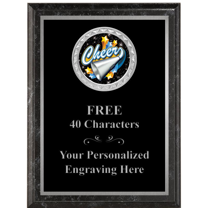 6X8 BLACK EXECUTIVE INS PLQ SV