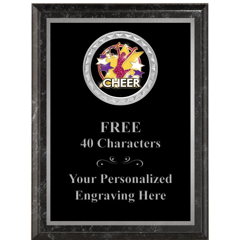 6X8 BLACK EXECUTIVE INS PLQ SV