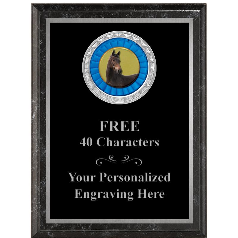 6X8 BLACK EXECUTIVE INS PLQ SV