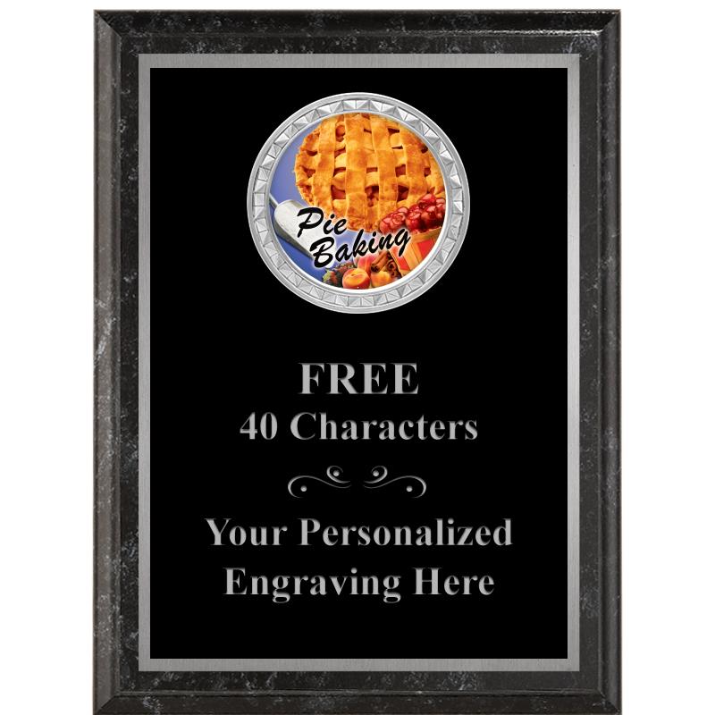 6X8 BLACK EXECUTIVE INS PLQ SV