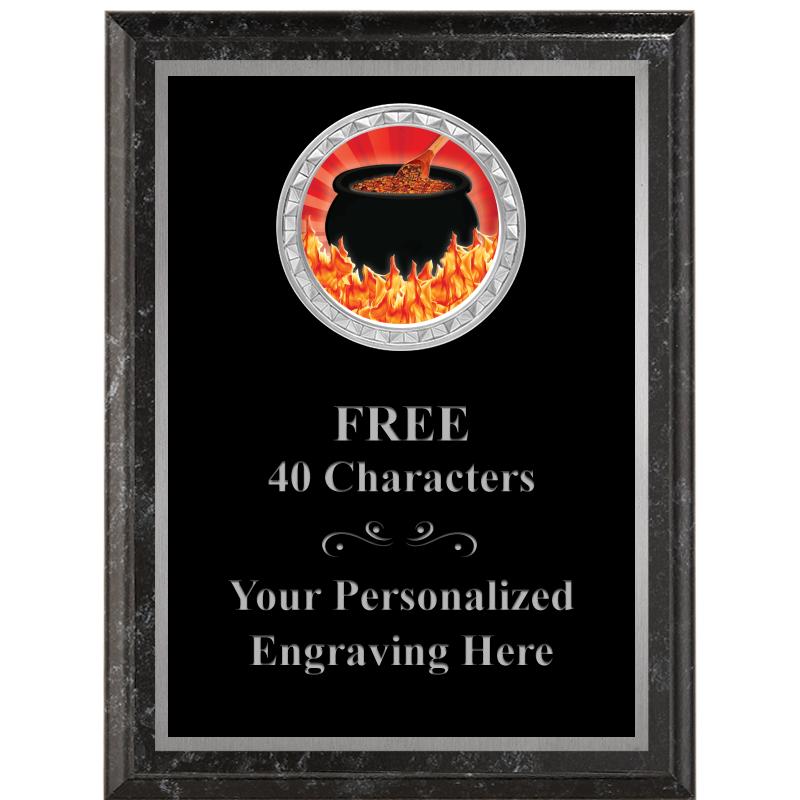 6X8 BLACK EXECUTIVE INS PLQ SV