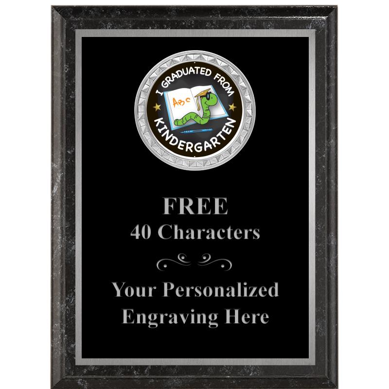 6X8 BLACK EXECUTIVE INS PLQ SV