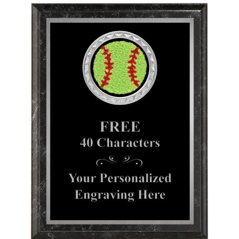 6X8 BLACK EXECUTIVE INS PLQ SV