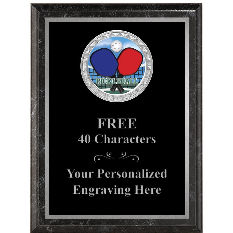 6X8 BLACK EXECUTIVE INS PLQ SV