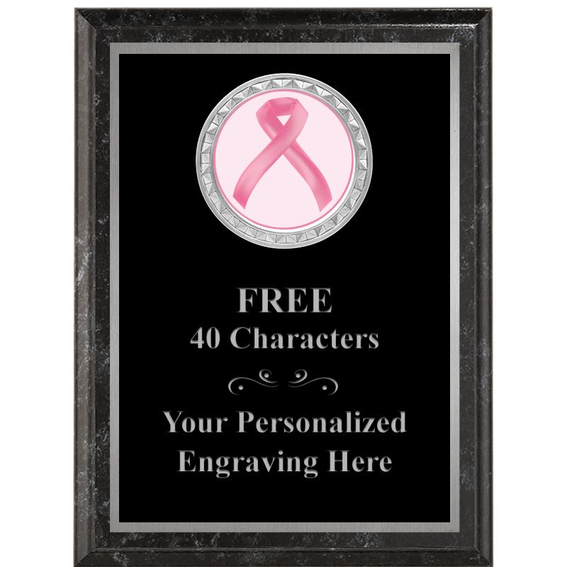 6X8 BLACK EXECUTIVE INS PLQ SV