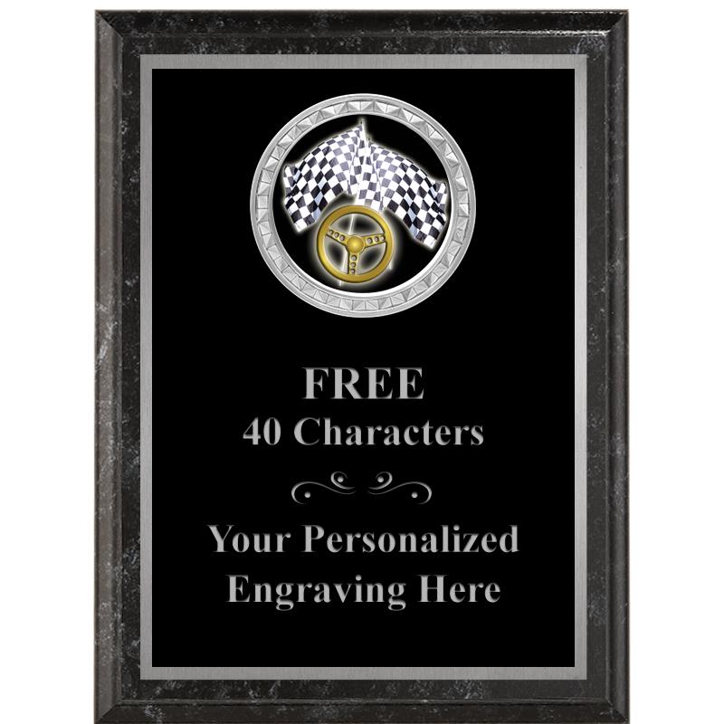 6X8 BLACK EXECUTIVE INS PLQ SV