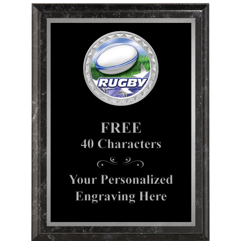 6X8 BLACK EXECUTIVE INS PLQ SV