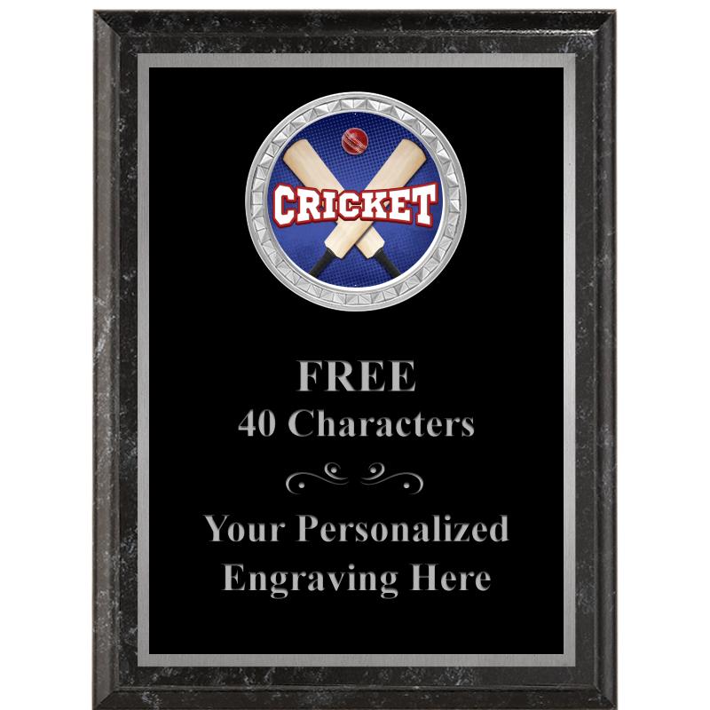 6X8 BLACK EXECUTIVE INS PLQ SV