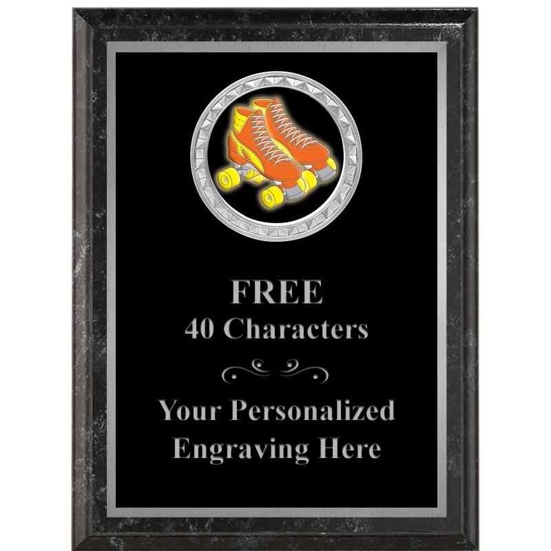 6X8 BLACK EXECUTIVE INS PLQ SV