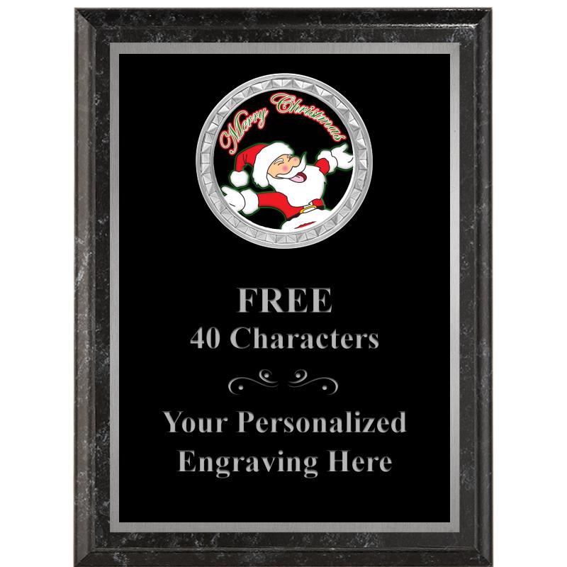 6X8 BLACK EXECUTIVE INS PLQ SV