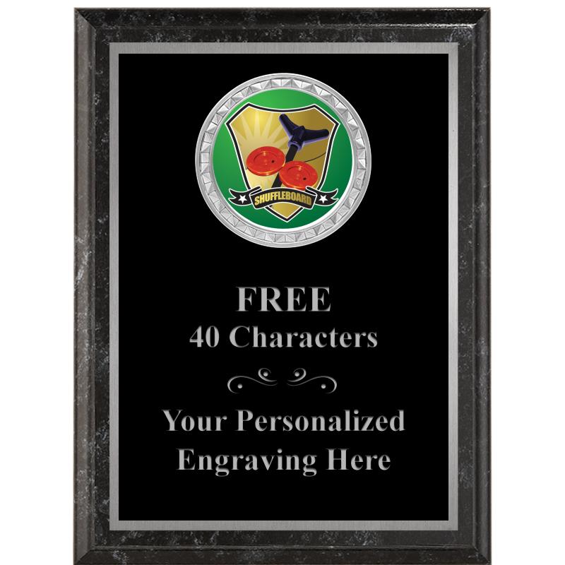 6X8 BLACK EXECUTIVE INS PLQ SV