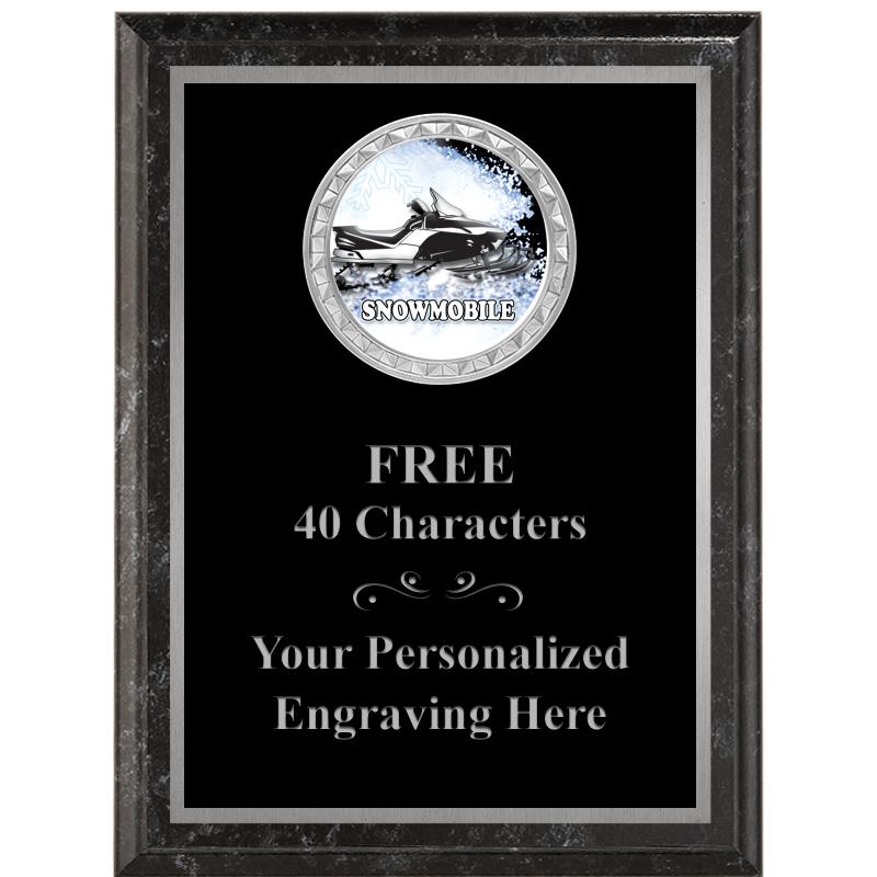 6X8 BLACK EXECUTIVE INS PLQ SV