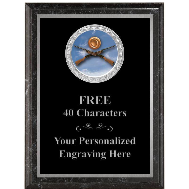 6X8 BLACK EXECUTIVE INS PLQ SV