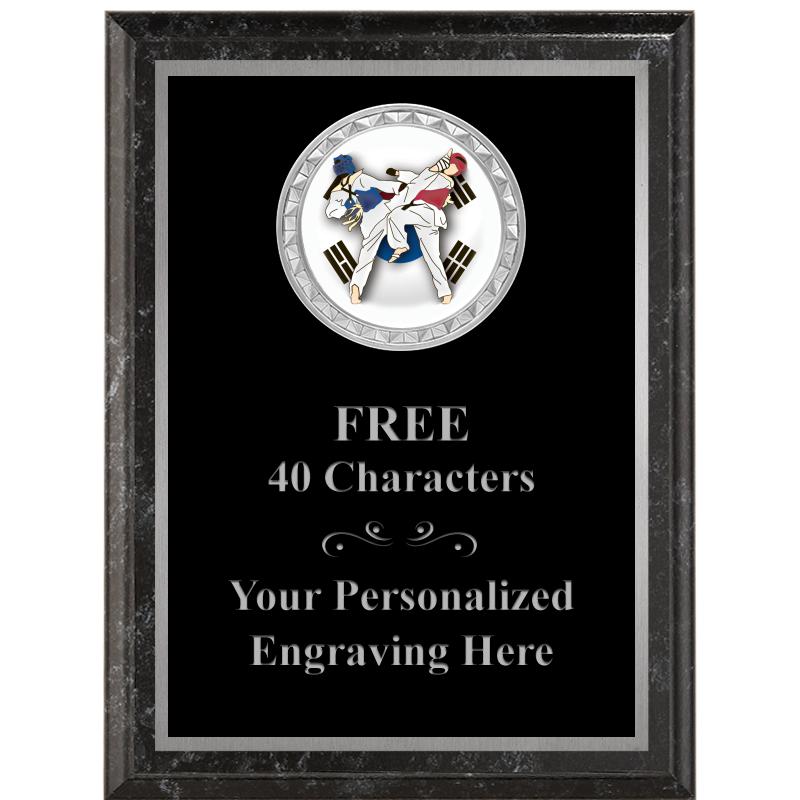 6X8 BLACK EXECUTIVE INS PLQ SV