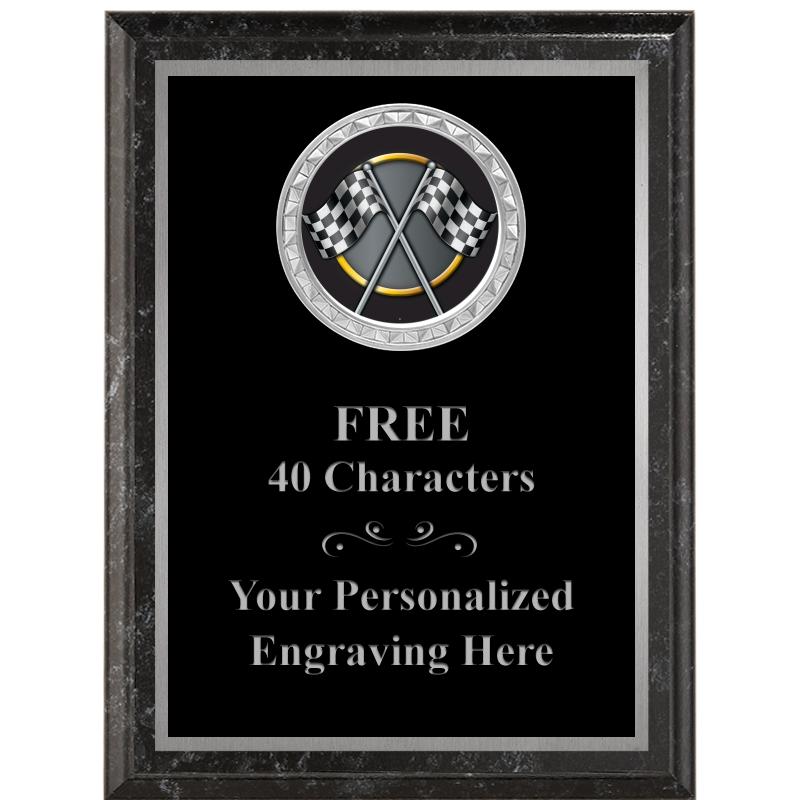 6X8 BLACK EXECUTIVE INS PLQ SV