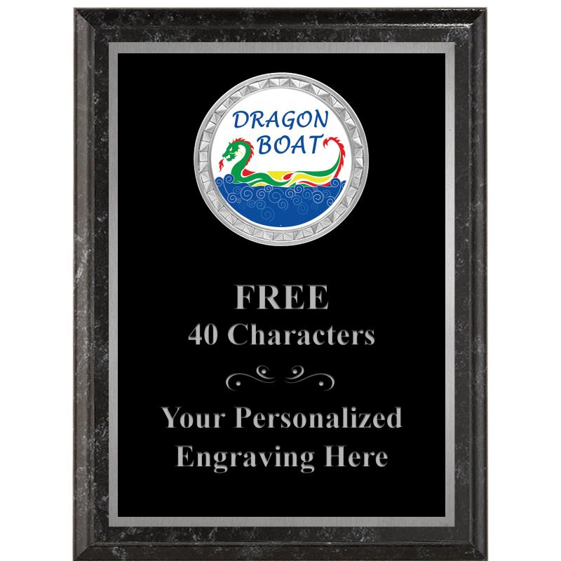 6X8 BLACK EXECUTIVE INS PLQ SV