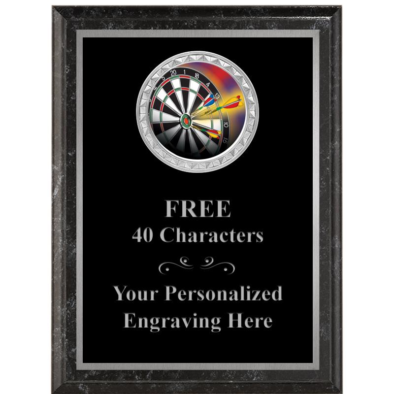 6X8 BLACK EXECUTIVE INS PLQ SV