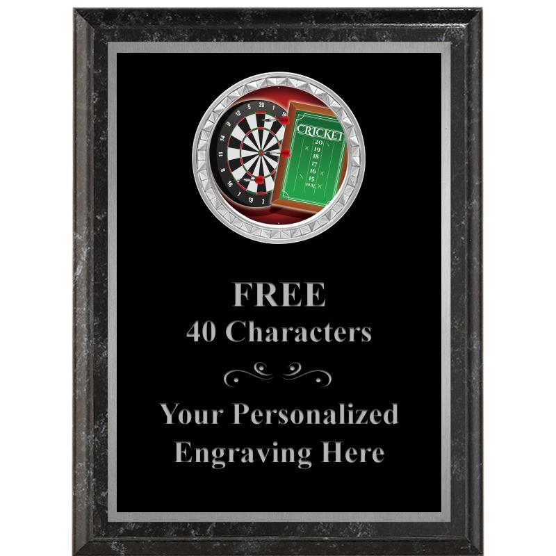 6X8 BLACK EXECUTIVE INS PLQ SV