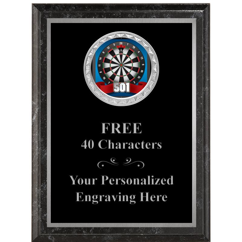 6X8 BLACK EXECUTIVE INS PLQ SV