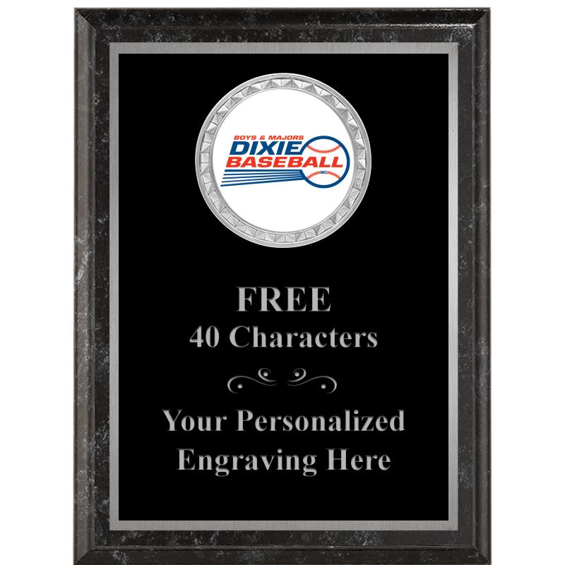 6X8 BLACK EXECUTIVE INS PLQ SV