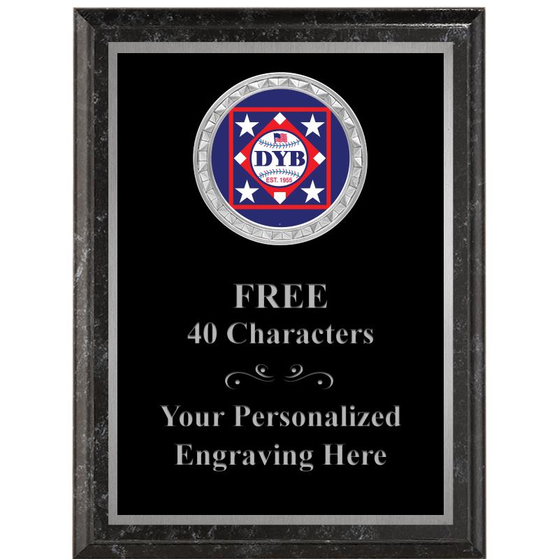 6X8 BLACK EXECUTIVE INS PLQ SV