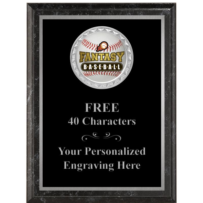 6X8 BLACK EXECUTIVE INS PLQ SV