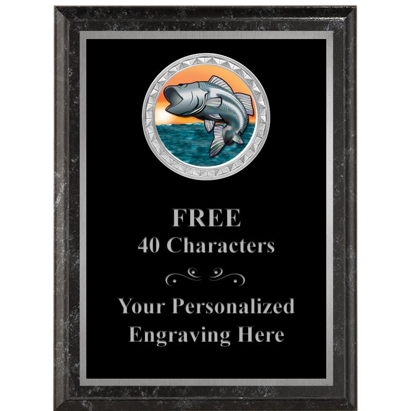 6X8 BLACK EXECUTIVE INS PLQ SV