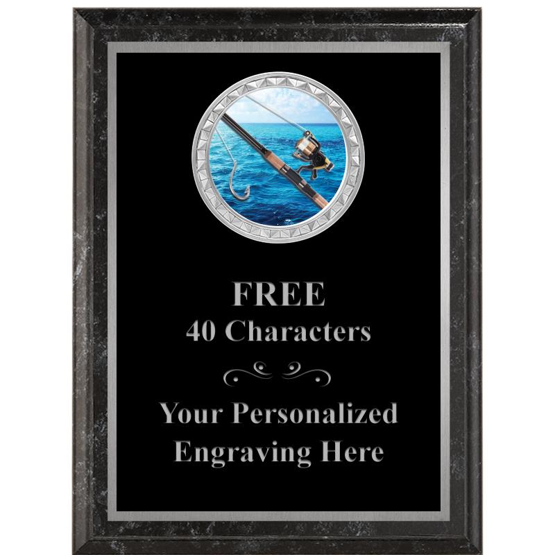 6X8 BLACK EXECUTIVE INS PLQ SV