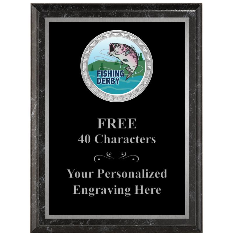 6X8 BLACK EXECUTIVE INS PLQ SV