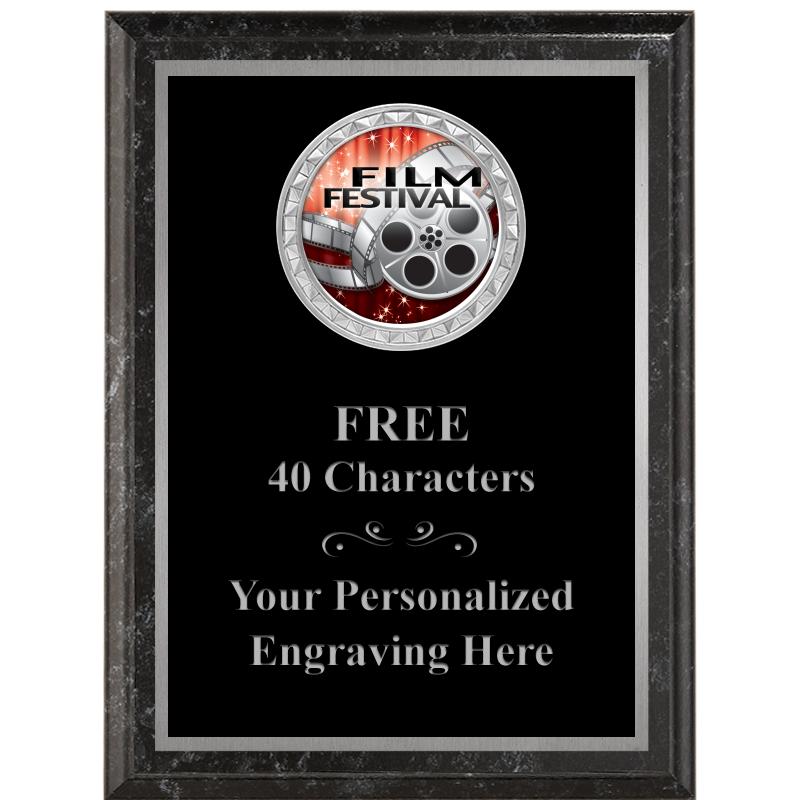 6X8 BLACK EXECUTIVE INS PLQ SV