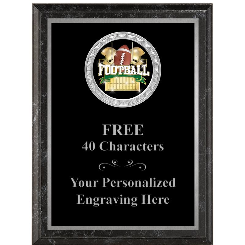 6X8 BLACK EXECUTIVE INS PLQ SV