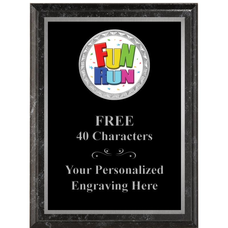 6X8 BLACK EXECUTIVE INS PLQ SV