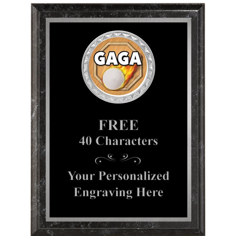 6X8 BLACK EXECUTIVE INS PLQ SV