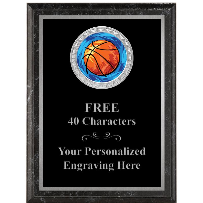 6X8 BLACK EXECUTIVE INS PLQ SV