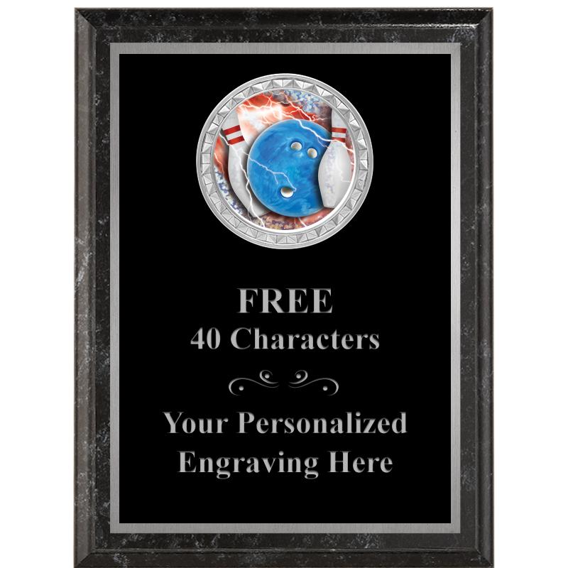 6X8 BLACK EXECUTIVE INS PLQ SV