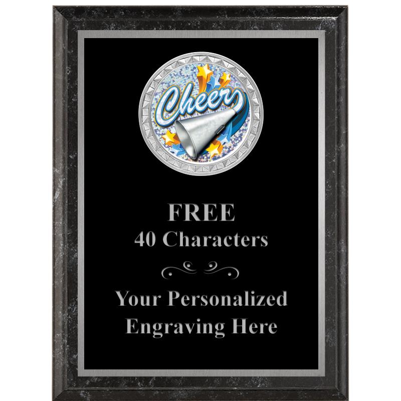 6X8 BLACK EXECUTIVE INS PLQ SV