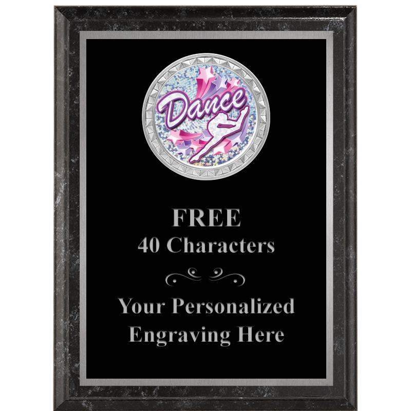 6X8 BLACK EXECUTIVE INS PLQ SV