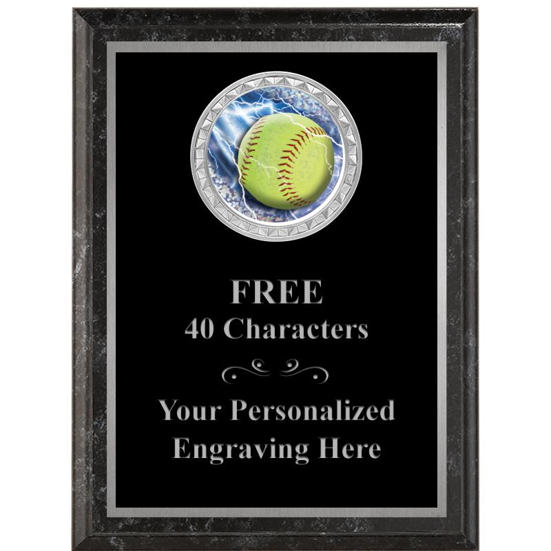 6X8 BLACK EXECUTIVE INS PLQ SV