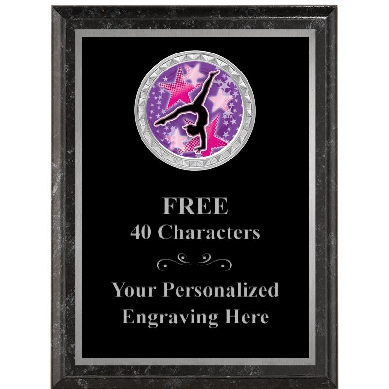 6X8 BLACK EXECUTIVE INS PLQ SV