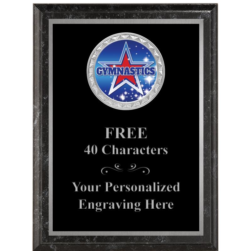 6X8 BLACK EXECUTIVE INS PLQ SV