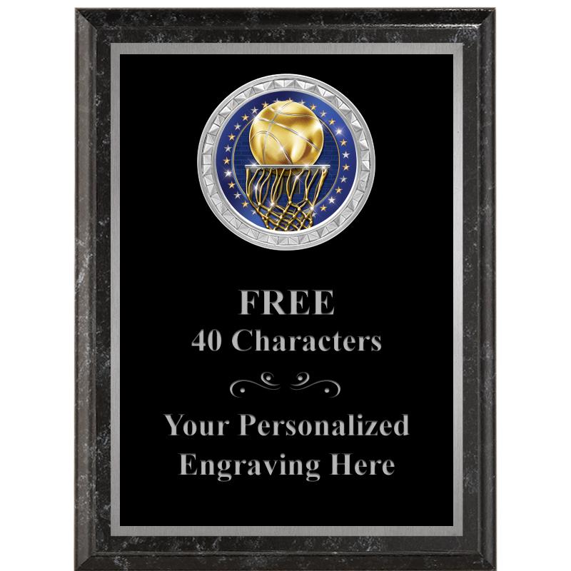 6X8 BLACK EXECUTIVE INS PLQ SV