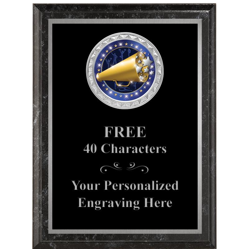 6X8 BLACK EXECUTIVE INS PLQ SV