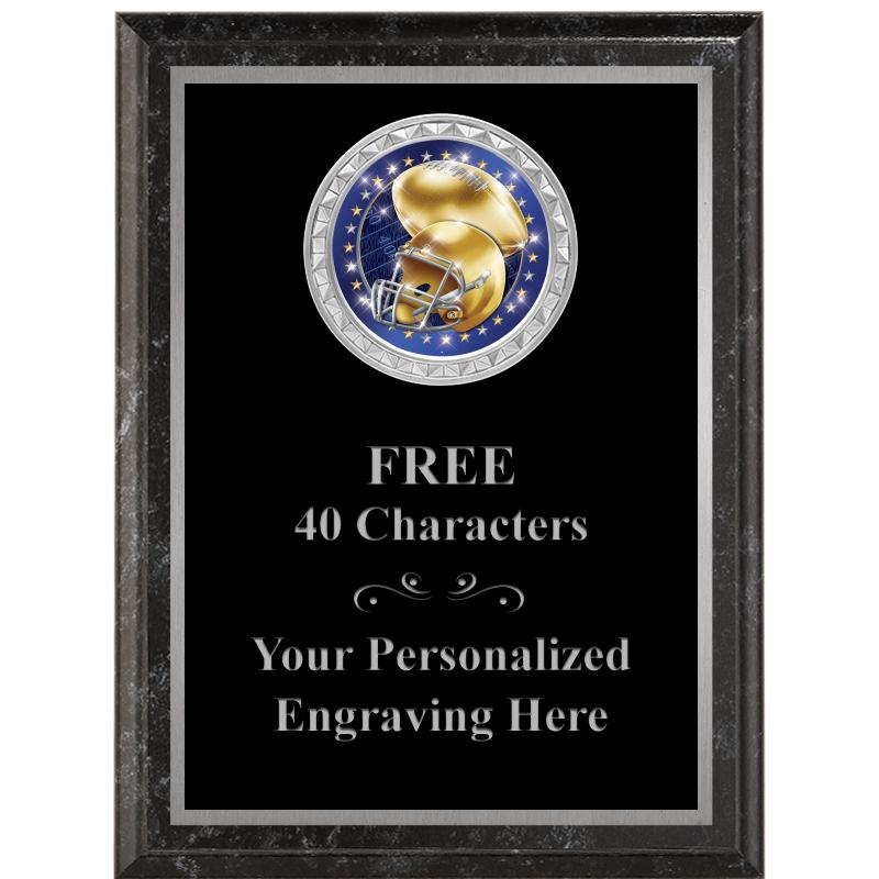 6X8 BLACK EXECUTIVE INS PLQ SV