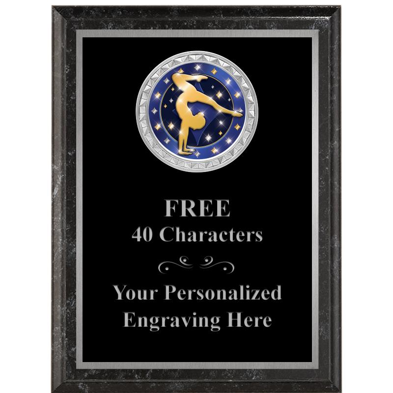 6X8 BLACK EXECUTIVE INS PLQ SV